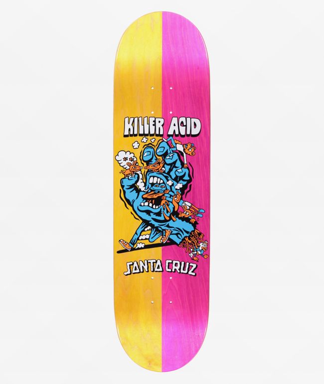 Santa Cruz x Killer Acid Killer Hand 8.5" Skateboard Deck